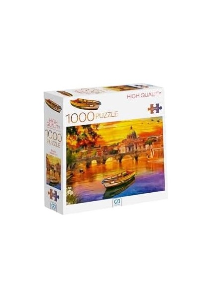Roma Manzaralı 1000 Parça 2,2mm Kalınlık 48X68CM Profesyonel Hobi Puzzle Yapboz Serisi fiyatları