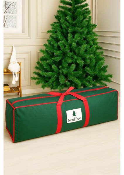 Yılbaşı Çam Ağacı Saklama ve Taşıma Çantası, Pratik ve Dayanıklı Yeşil Tasarım