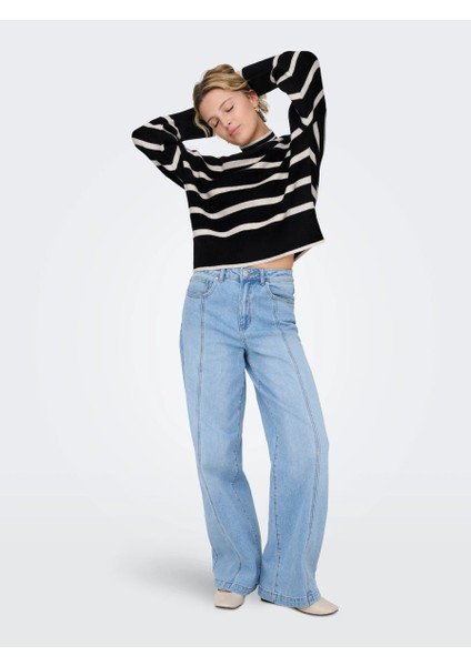 Onlibi L/s Highneck Pullover Knt Noos Kadın Kazak 15259096 modelleri