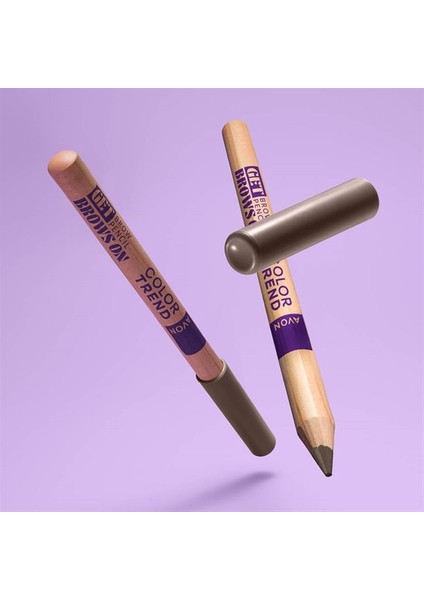 Color Trend Kaş Kalemi - Dark Brown (2 Adet) modelleri