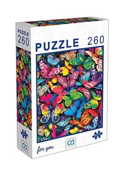 Kelebeker Puzzle 260 Parça 48 x 33 Cm. 6007