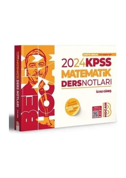 Benim Hocam Yayınları 2024 Kpss Matematik Video Ders Notları