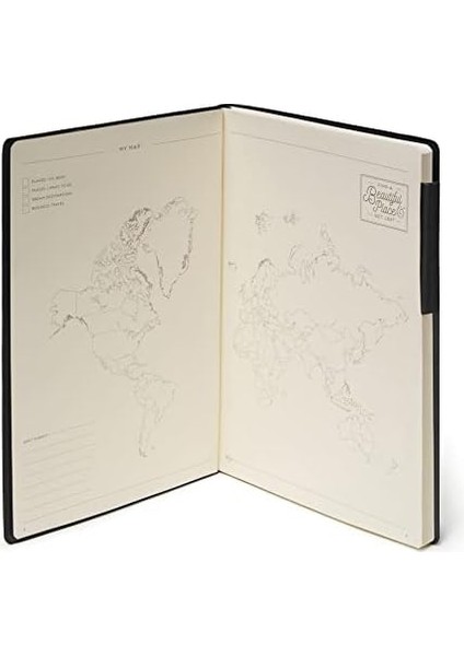 Bindungen MYNOT00 NOTIZBUCH, 17 x 24 cm 17 x 24 cm Schwarz