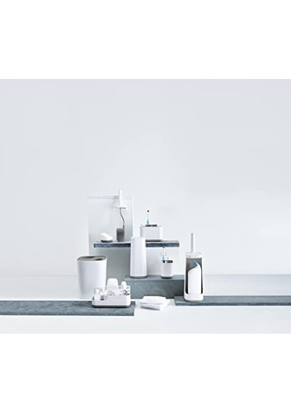 70510 Easy-Store Büyük Diş Fırçalık, Beyaz/gri fiyatları