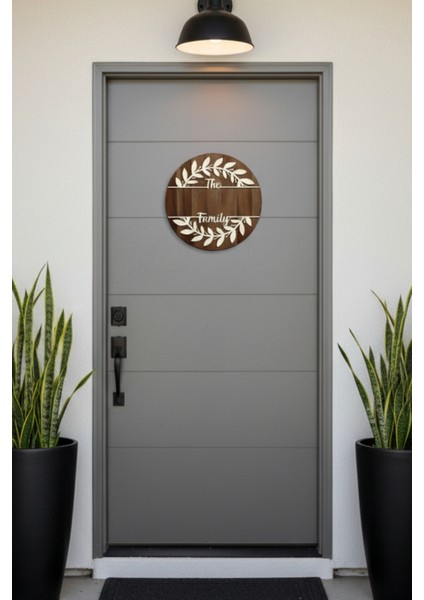 Kişiselleştirilebilir Ahşap Kapı Panosu Modern Yeni Ev Hediyesi Kapı Tabelası fiyatları