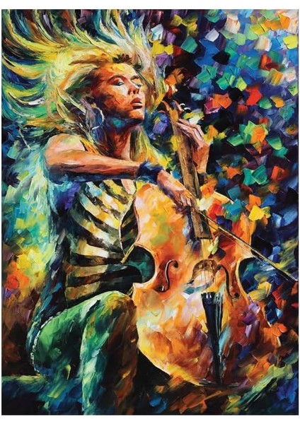 Puzzle - Çellist / 1000 Parça, #1108