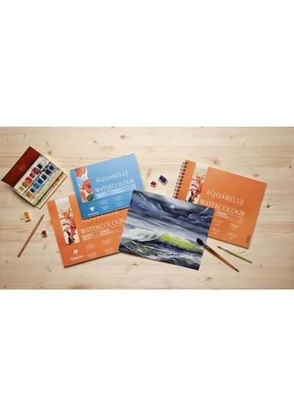 Aquarelle Yapışkan Kenarlı Defter, 240X320 mm