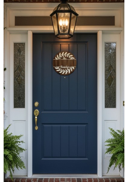 Kişiselleştirilebilir Ahşap Kapı Panosu Modern Yeni Ev Hediyesi Kapı Tabelası fırsatları