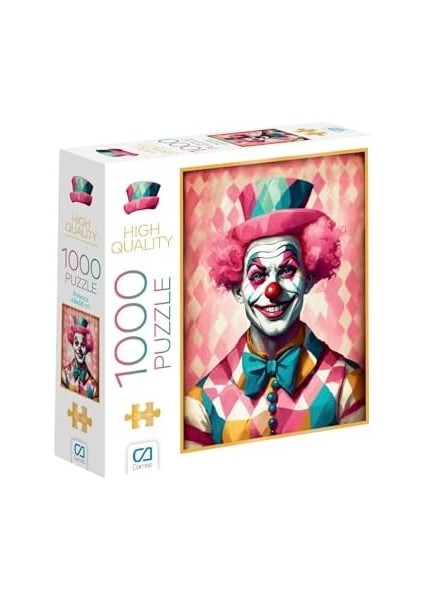 Palyaço 1000 Parça 2,2mm Kalınlık 48X68CM Profesyonel Hobi Puzzle Yapboz Serisi