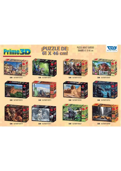 3D - At The Gate - 500 Parça Yetişkin Puzzle
