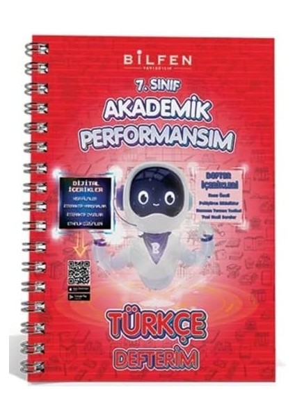 Türkçe 7 Akademik Performansım Defterim Yayıncılık