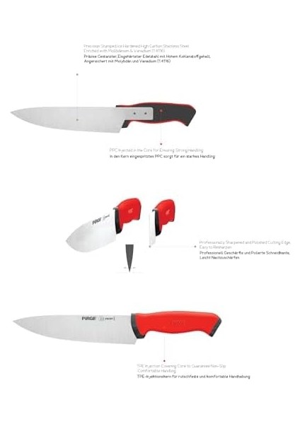 Kasap Et Bıçağı Duo 1 No 34101 14,5cm Kırmızı fiyatları