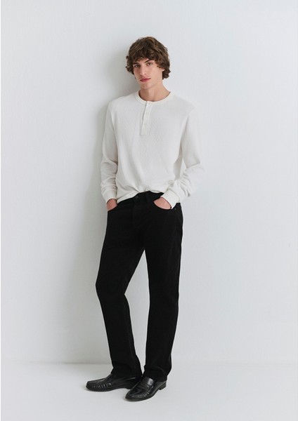 Lisbon Siyah Kadife Pantolon 0010039-30269