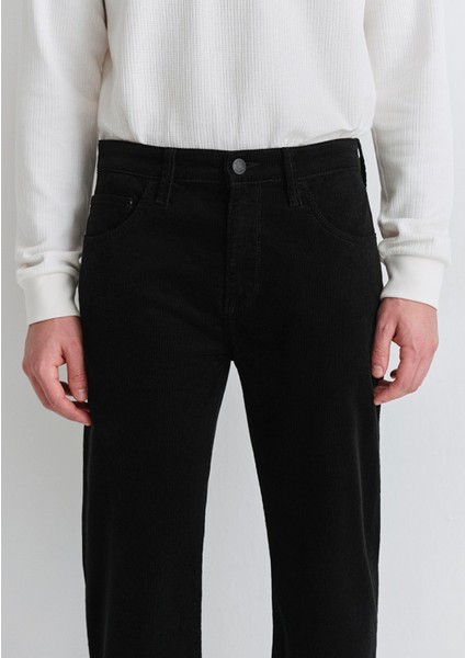 Lisbon Siyah Kadife Pantolon 0010039-30269