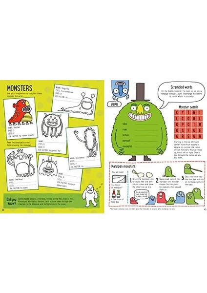 Amazing Activity Book modelleri