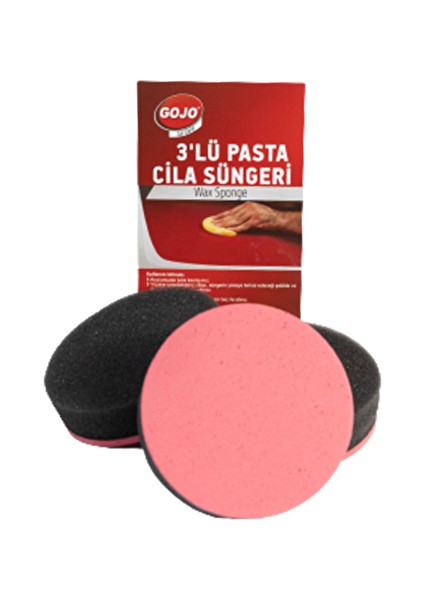 Gojo Pasta Cila Süngeri 3'lü (3 Adet)