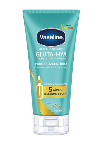Gluta-Hya Pürüzsüzleştirici Vücut Losyonu 170 ml (4 Adet)