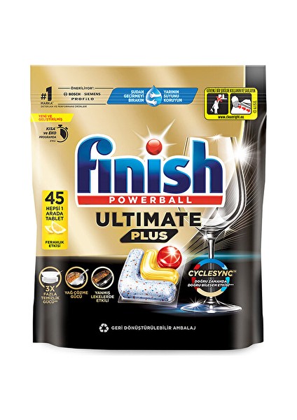 Tablet Ultimate Plus 45'li Limon (5 Adet)