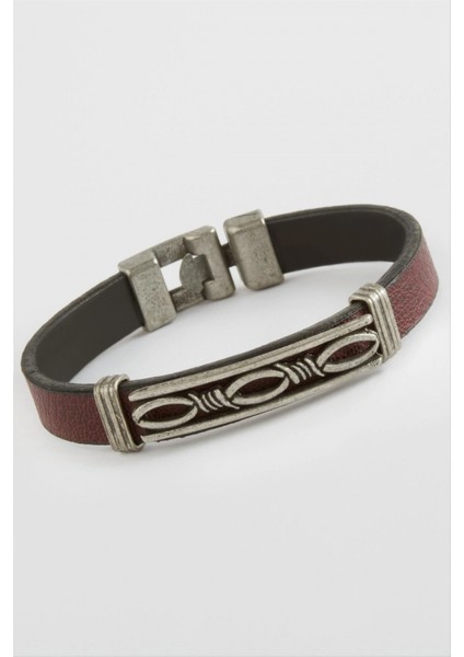 Sonsuzluk Kaliteli Suni Deri Bileklik