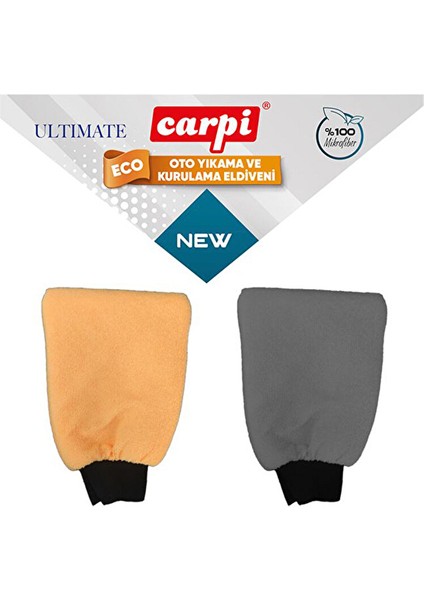 Mikrofiber Eko Oto Yıkama Kurulma Eldiveni (4 Adet)