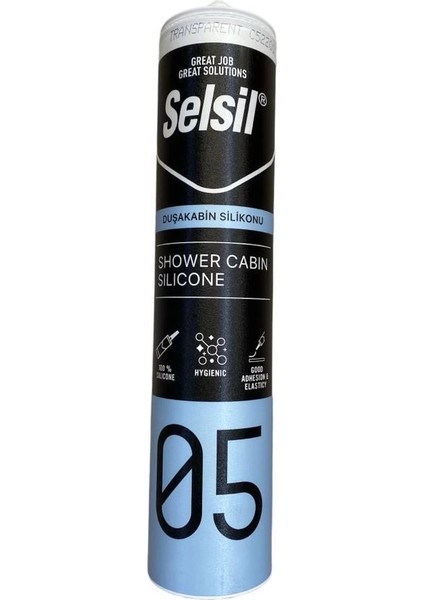 Selsil 05 Mutfak Duşakabin Silikonu Şeffaf 280 ml
