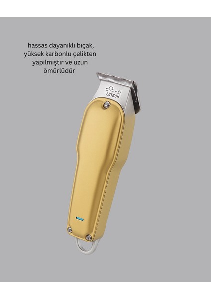 Bfs USB Şarjlı Saç Sakal Kesme Makinesi Hassas Detay Kesim Için indirimleri