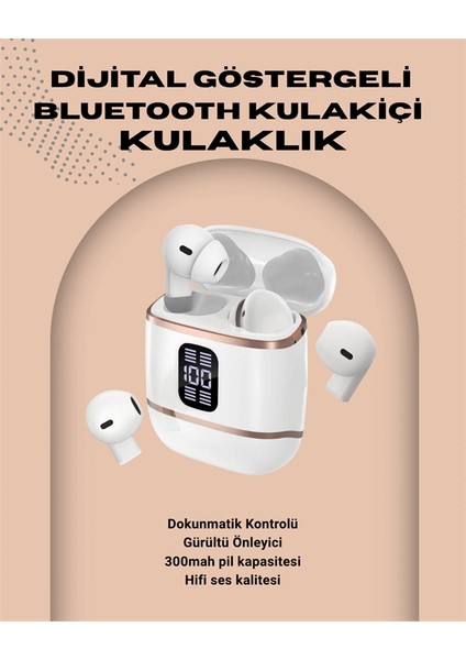 Bfs Kulakiçi Bluetooth Kulaklık V5.3 – 4’lü Set, Dijital Ekranlı, Gürültü Engelleme fiyatları