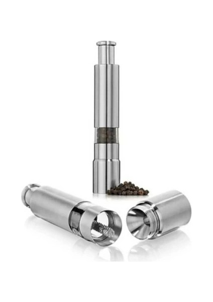 Paslanmaz Çelik Otomatik Basmalı Baharat Öğütücü