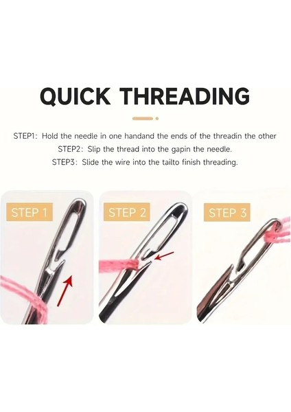 12 Kolay Iplik Geçirilen Iğne Seti modelleri