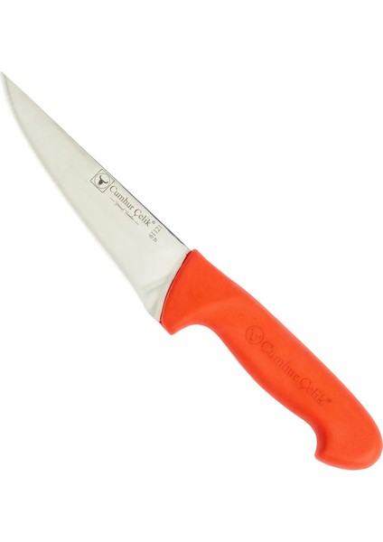 Eco Lounge Sürmene Cumhur Çelik 61121 Sivri Kasap Kurban Bıçağı, 15 Cm, Kaymaz Sap