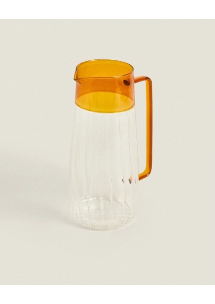 Turuncu Detaylı Cam Sürahi 1600 ml fırsatları