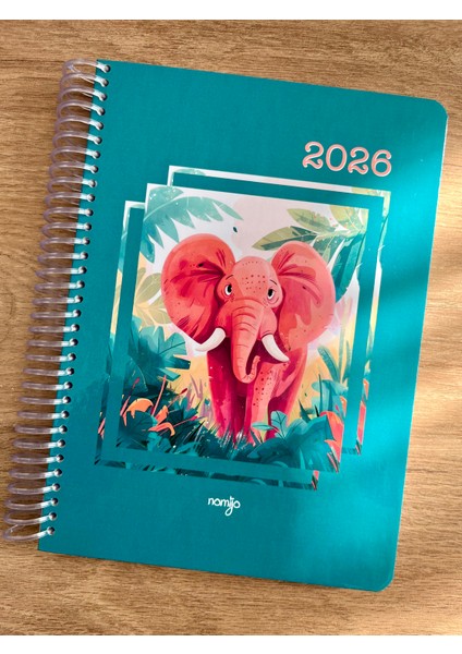 2026 Ajanda A5 Boyut Desenli