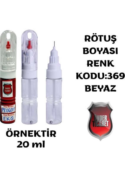 Renault Dacia 369 Beyaz Clio Fluence Megane Symbol Logan Stepway Rötuş Çizik Boyası