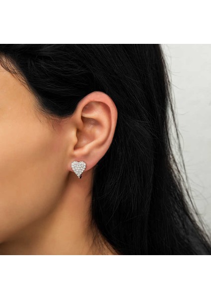 925 Ayar Gümüş Kalp Küpe T4235 (972972) fiyatları