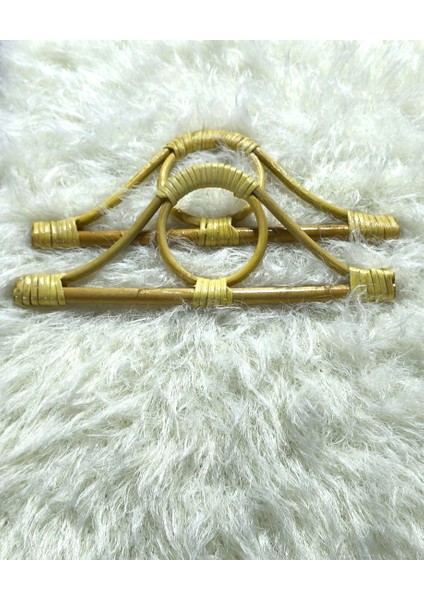 🌿3 Çift Doğal Bambu & Hasır Çanta Kulpları - Dıy Projeleriniz Için Benzersiz Dokunuş! fiyatları