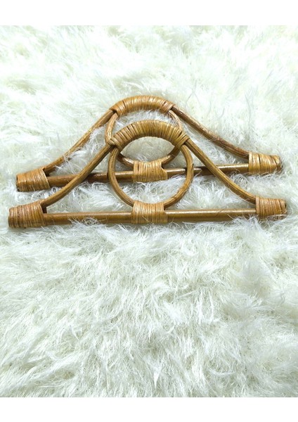 🌿3 Çift Doğal Bambu & Hasır Çanta Kulpları - Dıy Projeleriniz Için Benzersiz Dokunuş! modelleri