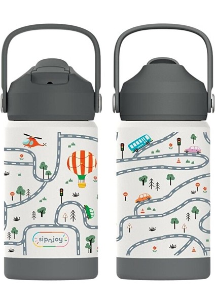 - Flipsip Çocuk Su Termosu | 360 ml - Adventure Trails (5 Adet) modelleri