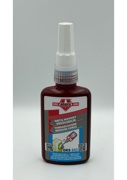 OKS-243 Orta Kuvvet Sökülebilir Yapıştırıcı 50 ml