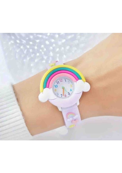 Büyüleyici Mor Gökkuşağı 🌈kuvars Sevimli Saat modelleri