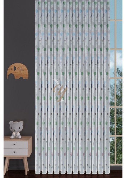 Baskılı Kurşunlu Grek Tül Perde Çocuk Balon fiyatları