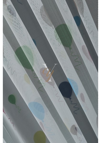 Baskılı Kurşunlu Grek Tül Perde Çocuk Balon fırsatları