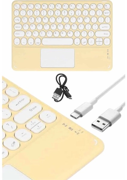 Android ve Ios Uyumlu Bluetooth Klavye Touchpad Slim Kablosuz Wifi Q Klavye modelleri