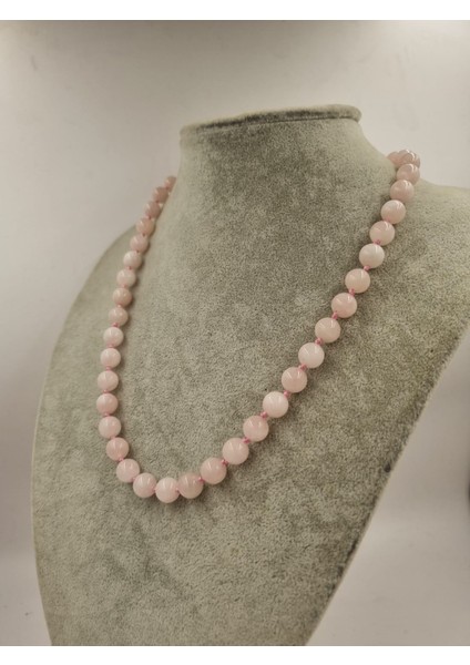 Pembe Kuvars 10MM/50CM Kolye fiyatları