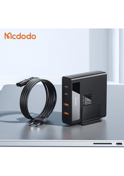 CH-1802 100W 2xusb 2xtype-C Girişli Powigan Hızlı Şarj Cihazı Istasyonu Siyah modelleri