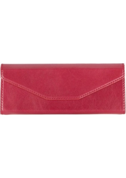 Smart Glass Deri Gözlük Kılıfı V4 Kırmızı fırsatları