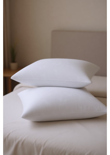 Beyaz Desenli Bamboo Yastık (50X70) 2 Adet fiyatları