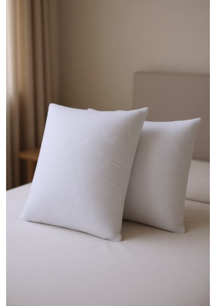 Beyaz Desenli Bamboo Yastık (50X70) 2 Adet modelleri