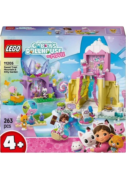 LEGO Gabby’s Dollhouse Tatlı Şekerleme Dağı ve Kedi Bahçesi 11205 fırsatları