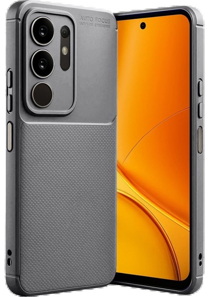 Vivo Y29 4g Auto Focus Karbon Kapak - Gri