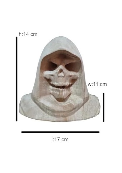 Ahşap Dekoratif Büst Heykeli Iskeletor modelleri